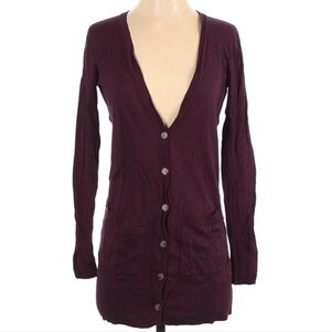 Women's Plum Cardigan Sweater